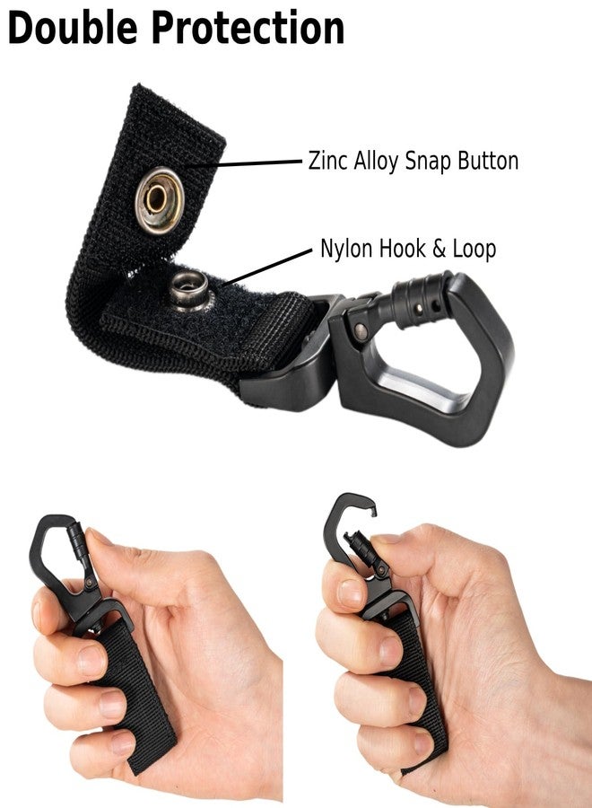 VEPKOIT Belt Loop Key Holder for Men with Key Rings, Heavy Duty Key Ring Holder with Self-Locking Metal Gate Clip, EDC Keychain Accessories Men Key Chain, Outdoor Carabiner Key Ring Clip Car Key Chain for Men - Image 5